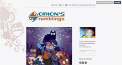 Desktop Screenshot of orionsramblings.tumblr.com