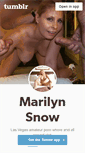 Mobile Screenshot of marilynsnowxxx.tumblr.com