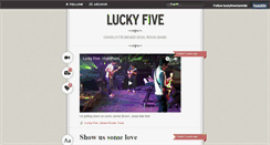Desktop Screenshot of luckyfivecharlotte.tumblr.com