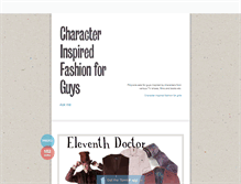 Tablet Screenshot of characterinspiredfashion.tumblr.com