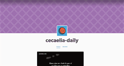 Desktop Screenshot of cecaelia-daily.tumblr.com