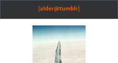 Desktop Screenshot of alderko.tumblr.com