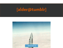Tablet Screenshot of alderko.tumblr.com
