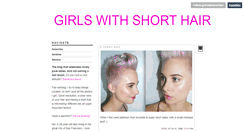 Desktop Screenshot of girlswithshorthair.tumblr.com