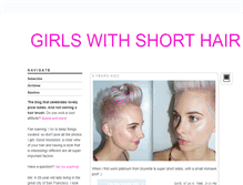 Tablet Screenshot of girlswithshorthair.tumblr.com