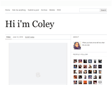 Tablet Screenshot of heycolie.tumblr.com