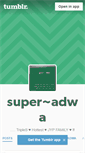 Mobile Screenshot of adwa9.tumblr.com