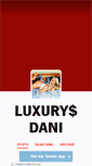 Mobile Screenshot of luxurysdani.tumblr.com