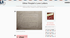 Desktop Screenshot of loveletterbook.tumblr.com