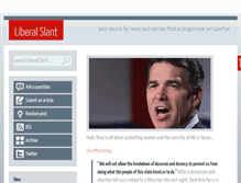 Tablet Screenshot of liberalslant.tumblr.com