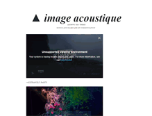 Tablet Screenshot of image-acoustique.tumblr.com