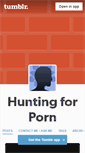 Mobile Screenshot of huntingforporn.tumblr.com