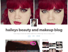 Tablet Screenshot of haileysbeauty.tumblr.com