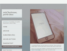 Tablet Screenshot of mizchartreuse.tumblr.com