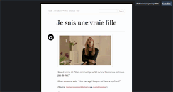 Desktop Screenshot of jesuisunevraiefille.tumblr.com