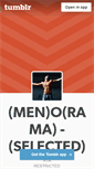 Mobile Screenshot of men-o-rama.tumblr.com