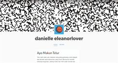 Desktop Screenshot of danielle-eleanorlover.tumblr.com
