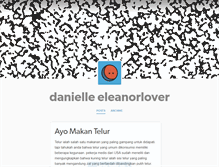 Tablet Screenshot of danielle-eleanorlover.tumblr.com