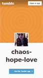 Mobile Screenshot of chaos-hope-love.tumblr.com