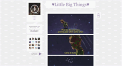 Desktop Screenshot of littlebigthingscl.tumblr.com