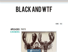 Tablet Screenshot of blackandwtf.tumblr.com