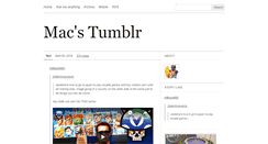 Desktop Screenshot of mackelf.tumblr.com