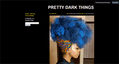 Desktop Screenshot of prettydarkthings.tumblr.com
