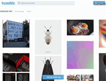 Tablet Screenshot of crossmyart.tumblr.com