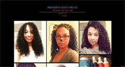 Desktop Screenshot of polishedandcurled.tumblr.com
