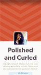 Mobile Screenshot of polishedandcurled.tumblr.com