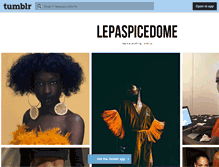 Tablet Screenshot of lepaspicedome.tumblr.com