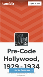 Mobile Screenshot of precodehollywood.tumblr.com