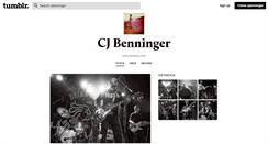 Desktop Screenshot of cjbenninger.tumblr.com