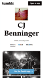 Mobile Screenshot of cjbenninger.tumblr.com