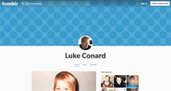 Desktop Screenshot of lukeconard.tumblr.com