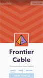 Mobile Screenshot of frontiercable70.tumblr.com