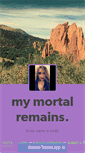 Mobile Screenshot of mymortalremains.tumblr.com