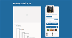 Desktop Screenshot of marccumlover.tumblr.com