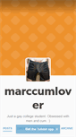 Mobile Screenshot of marccumlover.tumblr.com