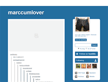 Tablet Screenshot of marccumlover.tumblr.com