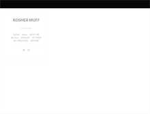 Tablet Screenshot of koshermuff.tumblr.com