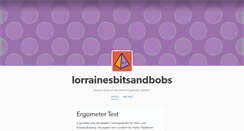 Desktop Screenshot of lorrainesbitsandbobs.tumblr.com