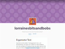 Tablet Screenshot of lorrainesbitsandbobs.tumblr.com