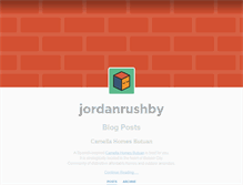 Tablet Screenshot of jordanrushby.tumblr.com