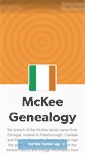 Mobile Screenshot of mckeegenealogy.tumblr.com