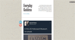 Desktop Screenshot of everdaygoddess.tumblr.com