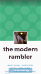 Mobile Screenshot of modernrambler.tumblr.com