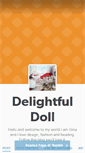 Mobile Screenshot of delightfuldoll.tumblr.com