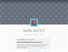 Tablet Screenshot of belle-ile1111.tumblr.com