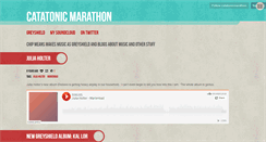 Desktop Screenshot of catatonicmarathon.tumblr.com